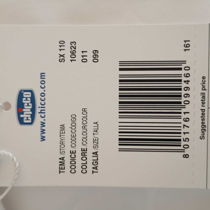 Cearsaf copii Chicco original  nou nout cu etichetele atasate