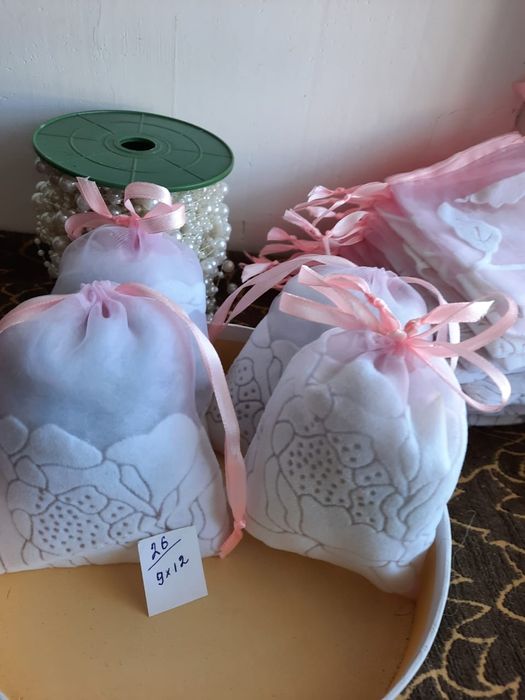 Мешочки для мелких подарков. Ткань.