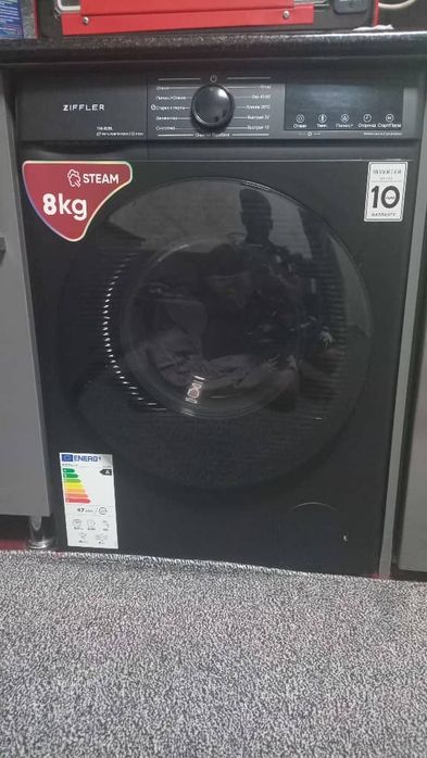 Стиральная машина Ziffler T80-B2BL 8 Кг Invertor