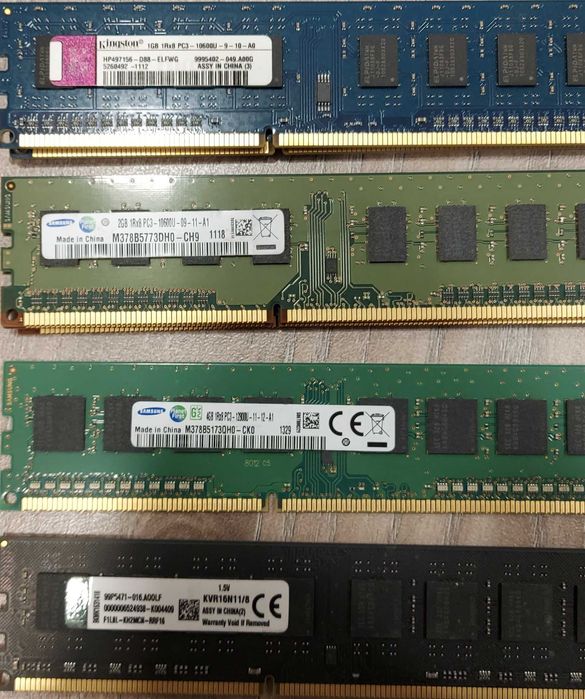 Оперативная память DDR3 4GB и DDR4 4GB для ноутбук и моноблоков.