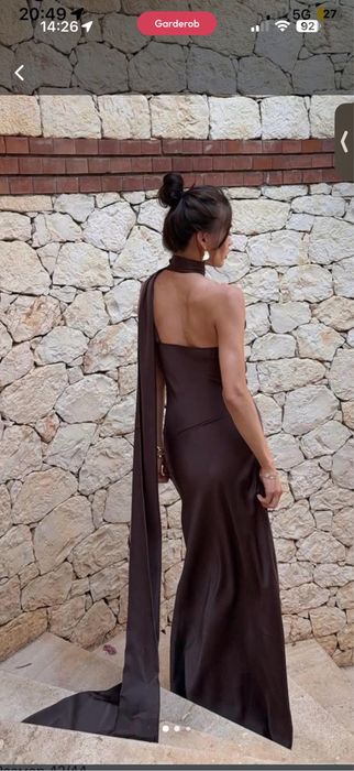 Длинное платье chia