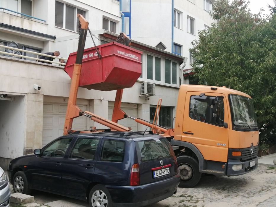 Контейнери за строителни отпадъци. Извозване. София