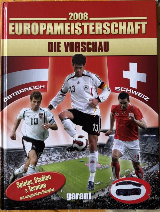 Program hardcover Euro 2008 Autografe originale