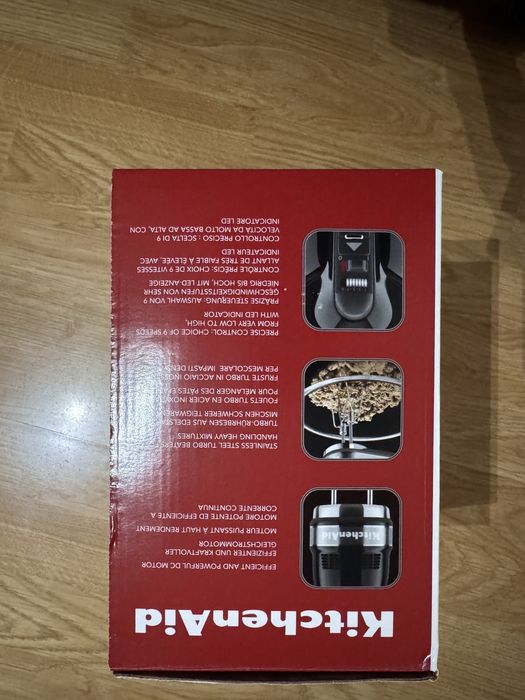 KitchenAid Mixer 9 viteze, Rosu Nou Sigilat