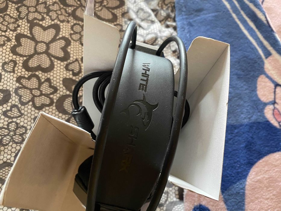 Гейминг слушалки White Shark - LION, сребристи/черни