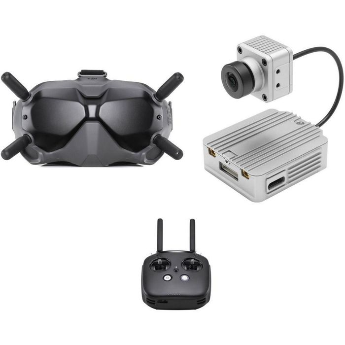 DJI комплект състезателен дрон, очила  и  батерии