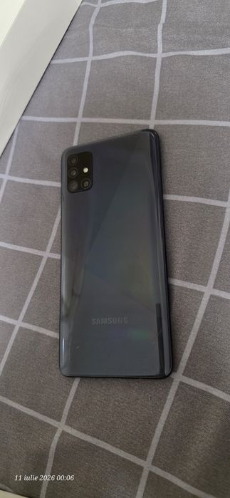 Telefon mobil Samsung Galaxy A51, negru, Dual SIM, 128GB, 4GB RAM, 4G