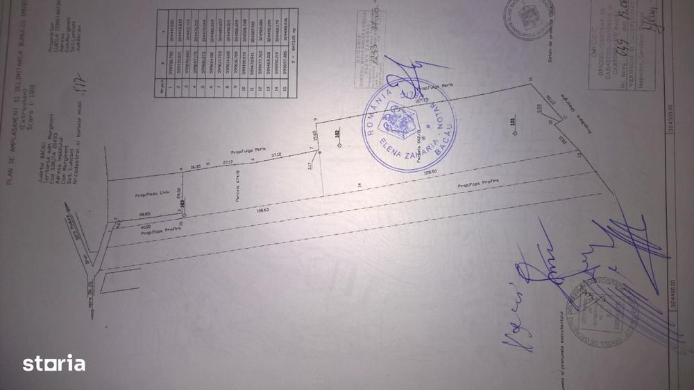 Vanzare teren Luncani, Bacau