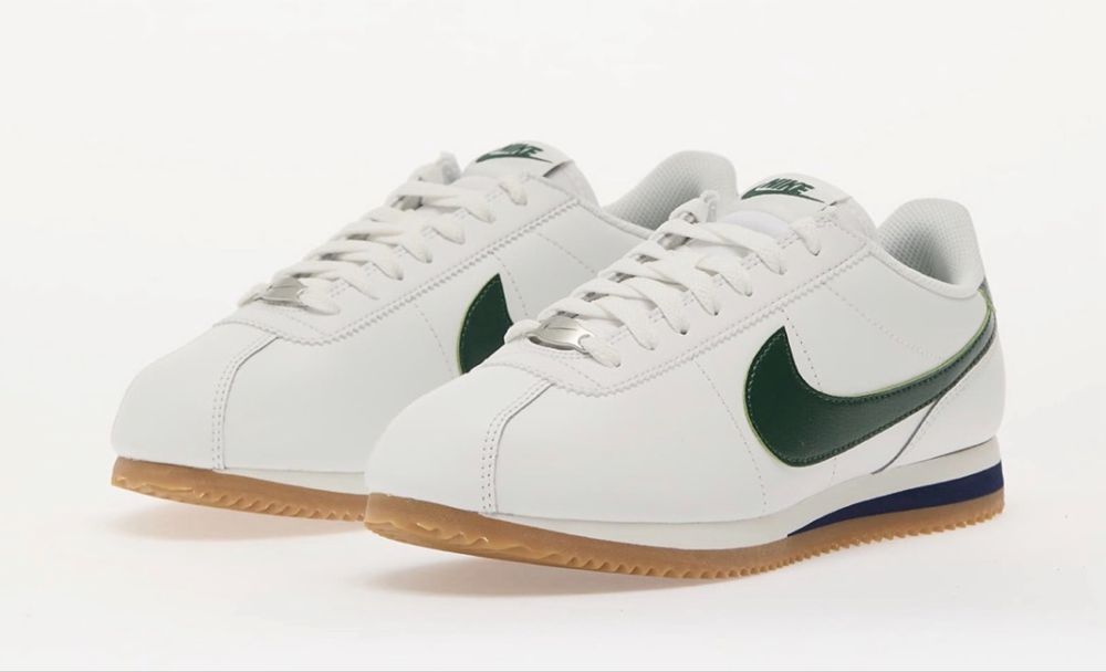 Чисто Нови Мъжки Обувки NIKE CORTEZ SUMMIT WHITE/FIR-MIDNIGHT NAVY 42 номер