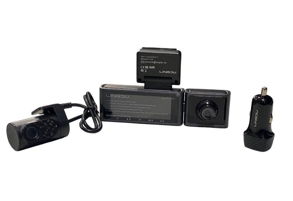 LINGDU DASH CAM C34 avtomobilingiz uchun kameralar