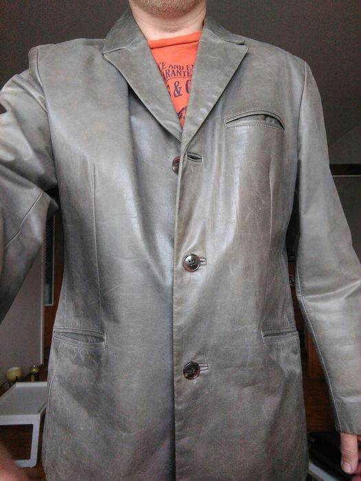 Sacou piele barbatesc Rock n Blue