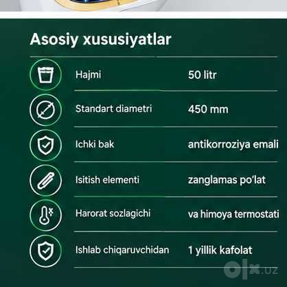 Ariston ECORA EVV50 50 litrli elektr boyler suv isitkich