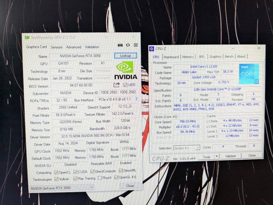 Игровой компьютер RTX 3050 / 165Ghz