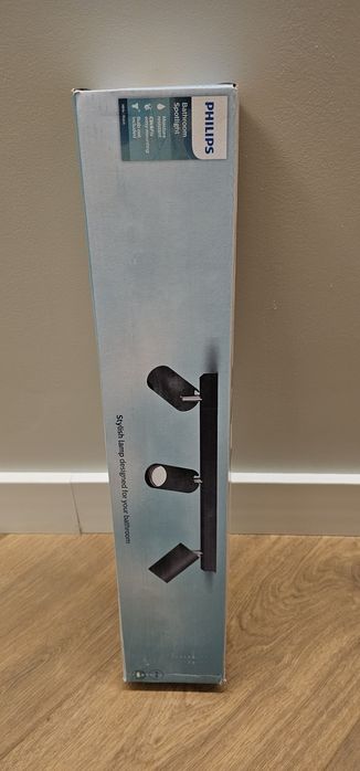 Aplica Spot Philips 3xGU10 Neagra