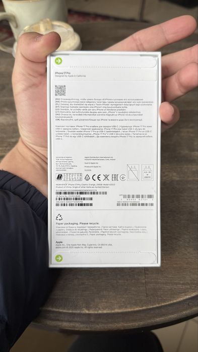 Айфон 17 про 256 гб
