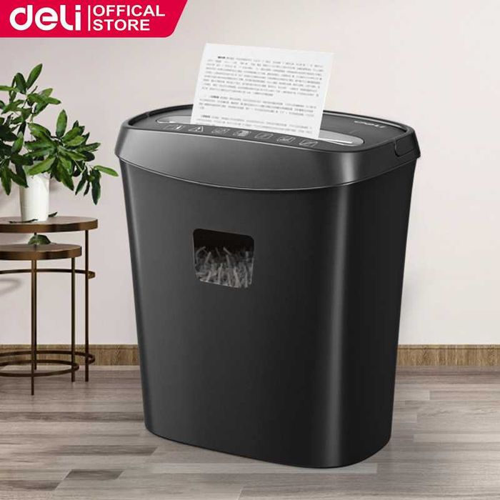 Уничтожитель для бумаги 9945 Deli 6 лист, 4х30мм, 6 л