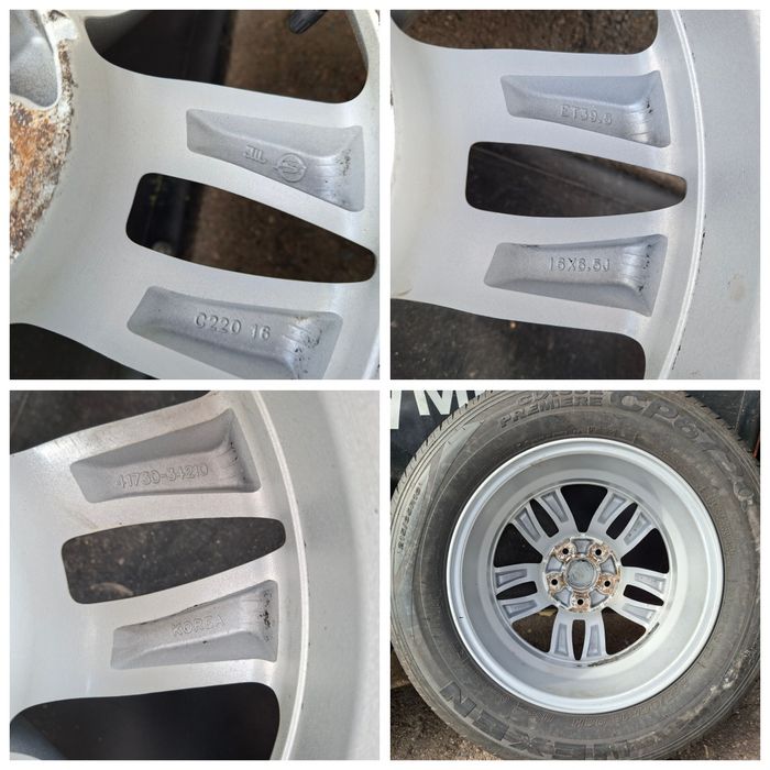 Ssang Yong 16" 5X112mm/ Санг Йонг 5х112мм Оригинални Алуминиеви джанти
