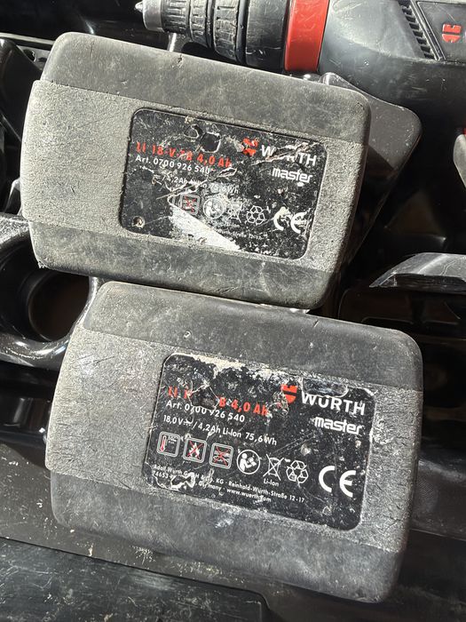 Wurth TBS 18-A 2x4Ah винтоверт за гипсокартон