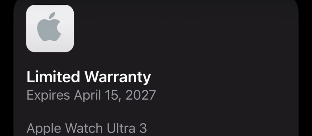 Apple watch ultra 3 ocean band black titanium garantie