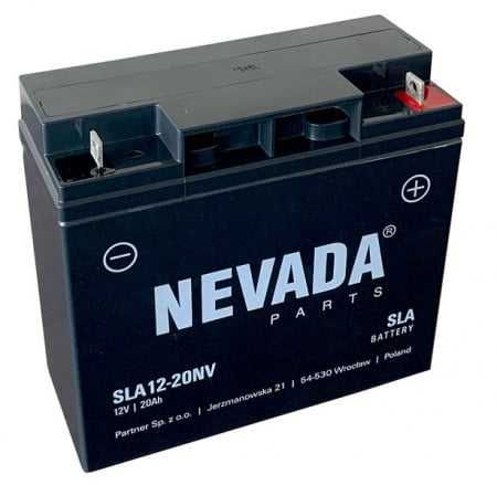 Baterie Moto ATV Scuter 20Ah 12v Nevada cu PLUS Dreapta