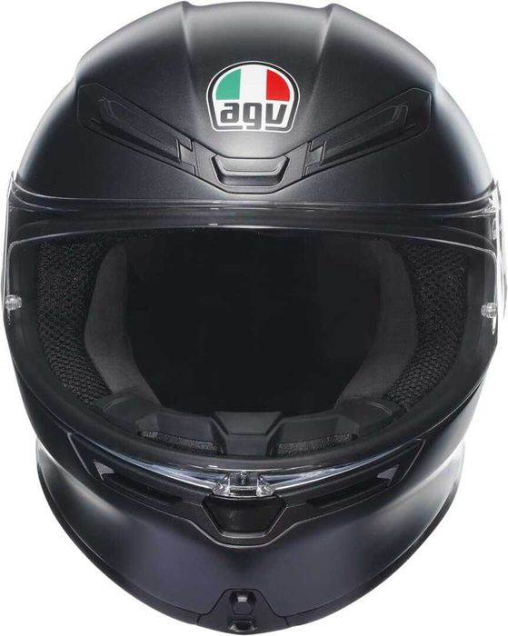 Нова Карбонова FULL FACE Каска За Мотор AGV K6 S AGV E2206 MPLK, Мат L