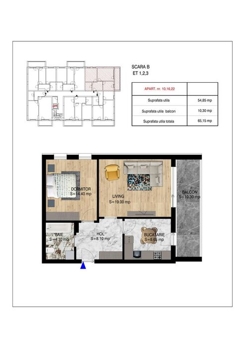Apartamente 2 camere decomandat | TH. PALLADY |  TITAN DISTRICT
