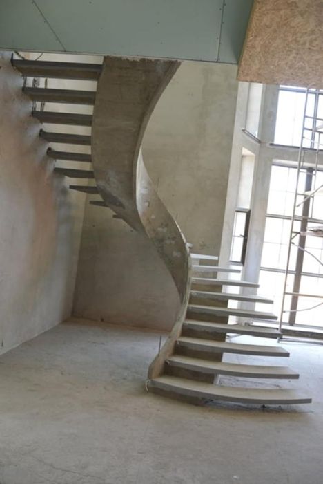 Лестница бетонная монолитная