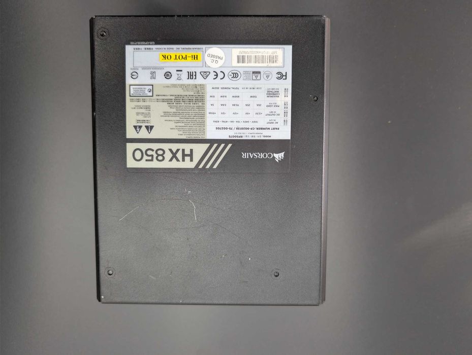 Sursa Corsair HX850, 850W, full-modulara, eficienta 80 PLUS Platinum