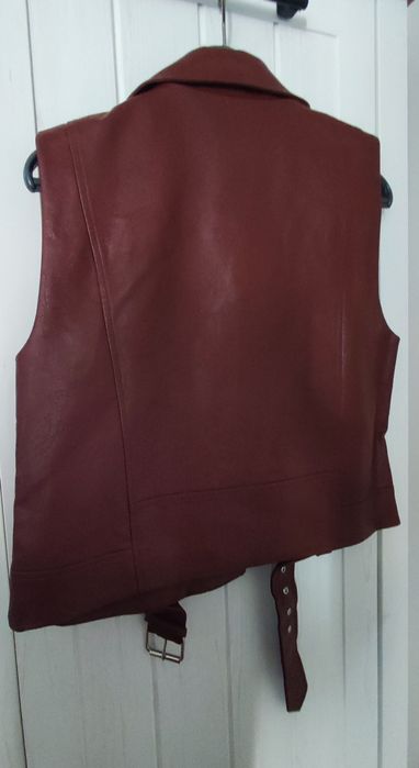 Дамски кожен елек Only