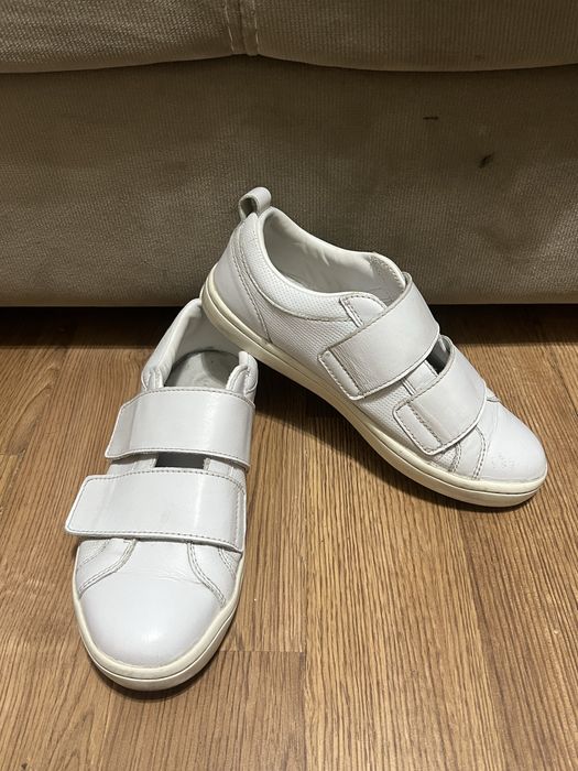 Кроссовки кожаные Lacoste