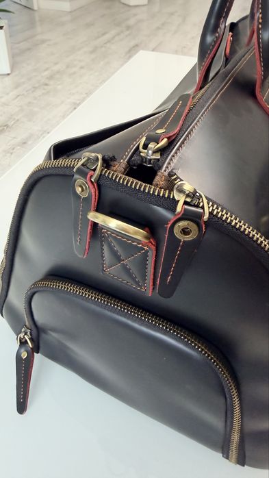 Премиальная кожаная сумка-портплед