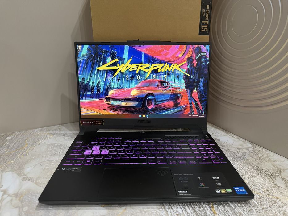 Новый Asus TUF gaming Core i5-12500H/RTX 3050/16GB/SSD512GB/144Hz