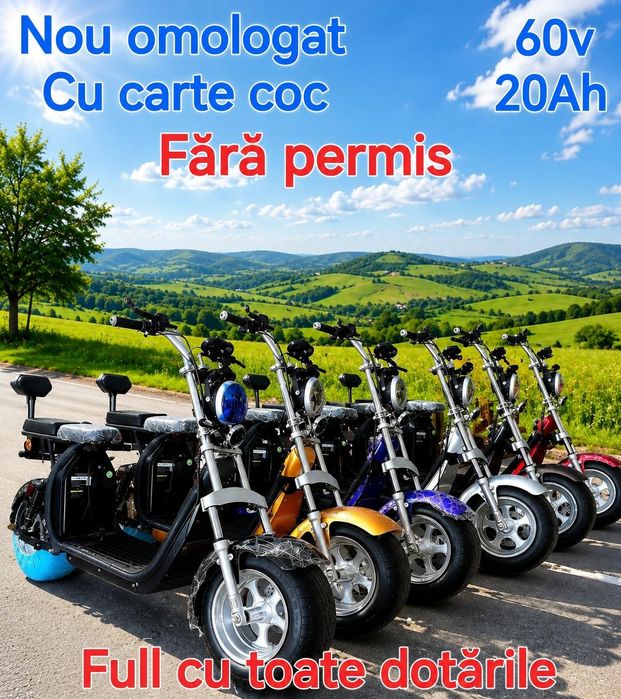Scuter electric Harley ful dotări