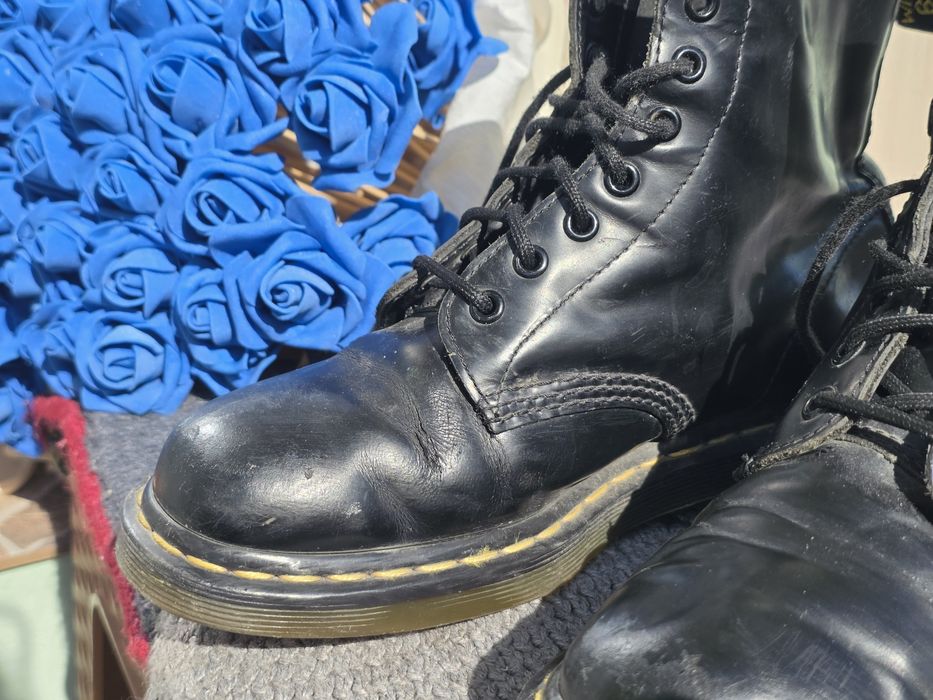 Dr Martens боти естествена кожа N39