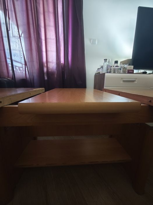 Масивна чешка разтегателна маса - винтидж - цена 90 €
