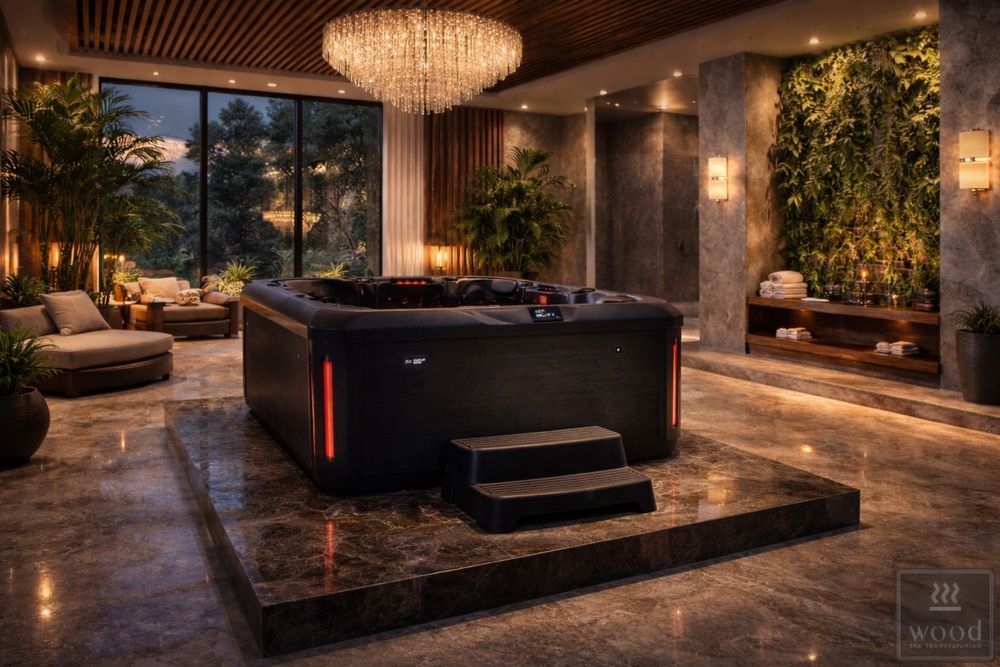 Jacuzzi Positano LUX – 5 persoane, FULL OPTION, design MAT Premium