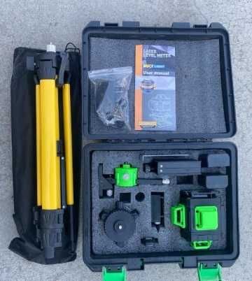 4D ЛАЗЕРЕН НИВЕЛИР с 16 линии (четири точков) самонивилиращ се – зелен