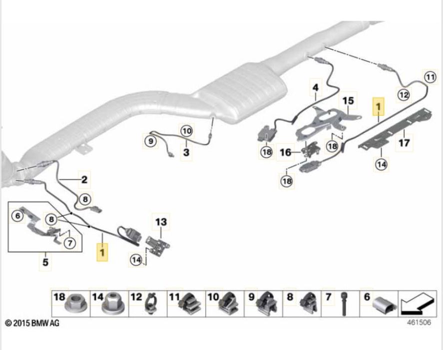 Nox senzor OE 8580410 Bmw Fxx/Gxx Seria 1,2,3,4,5,7  B47D20A