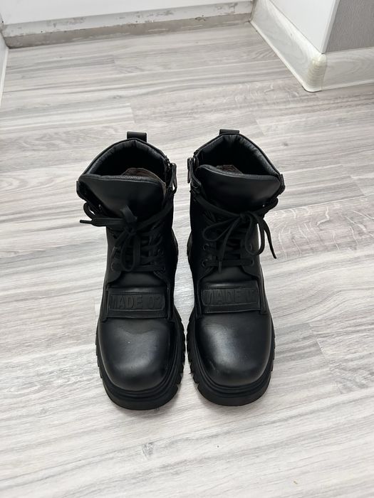 Кожанные ботинки , полусапожки