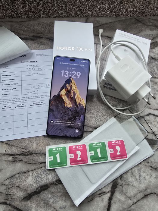 Смартфон Honor 200 PRO 512/12 BLACK , 12 GB, 512 GB