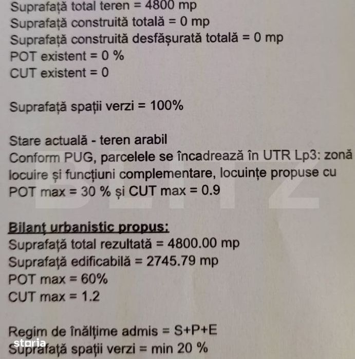 Investitie ! Teren intravilan 4800 mp, pretabil PUZ , Triajului -Baciu
