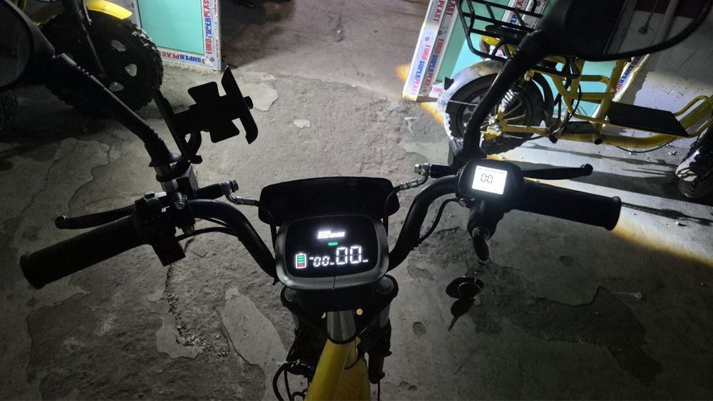 Электровелосипе.