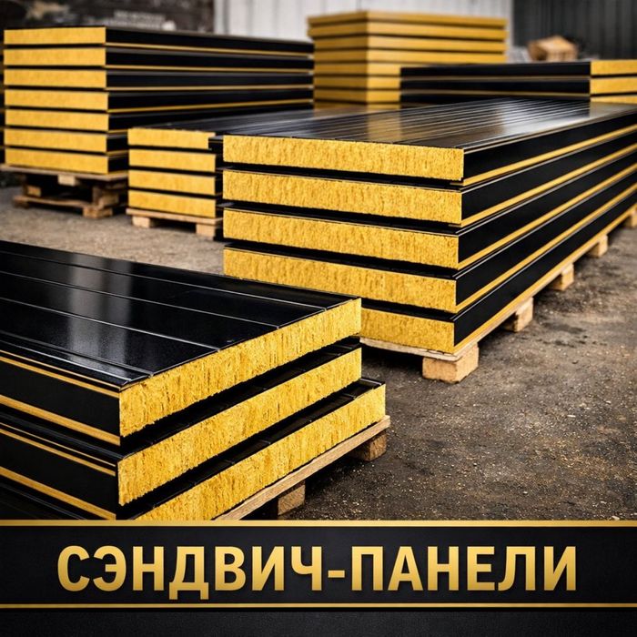 Сэндвич панели стеновые кровельные