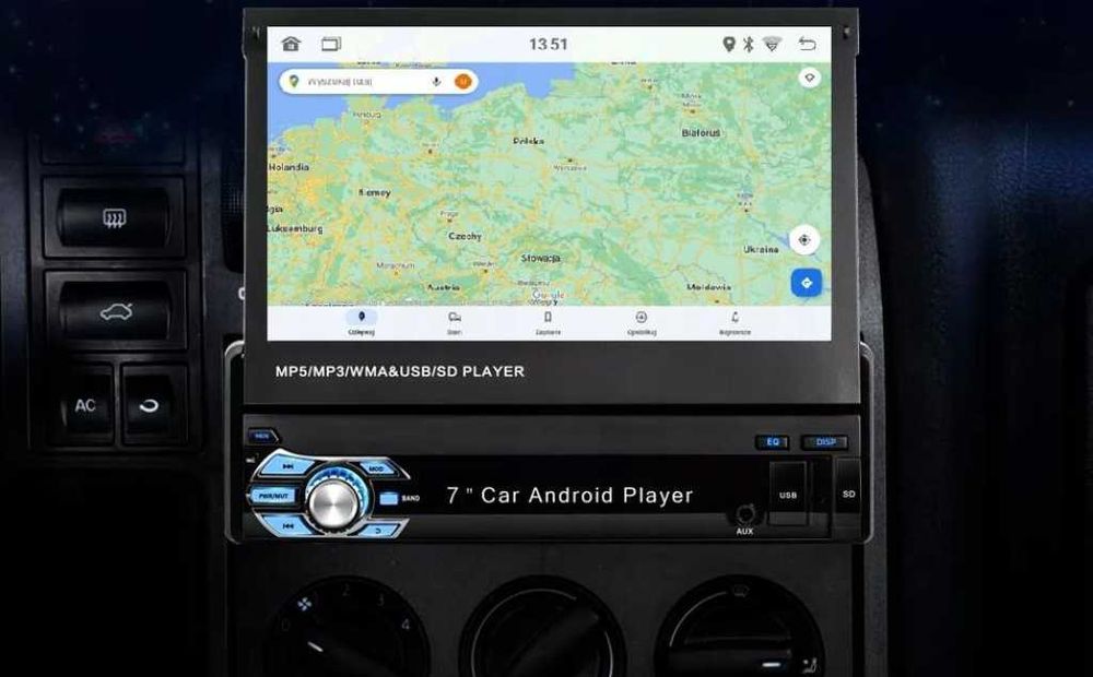 Мултимедия/Навигация-Android, 1 DIN/7 inch/GPS/Touch Screen с Камера.