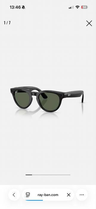RayBan Meta Gen2 Headliner Shiny Black Chameleon