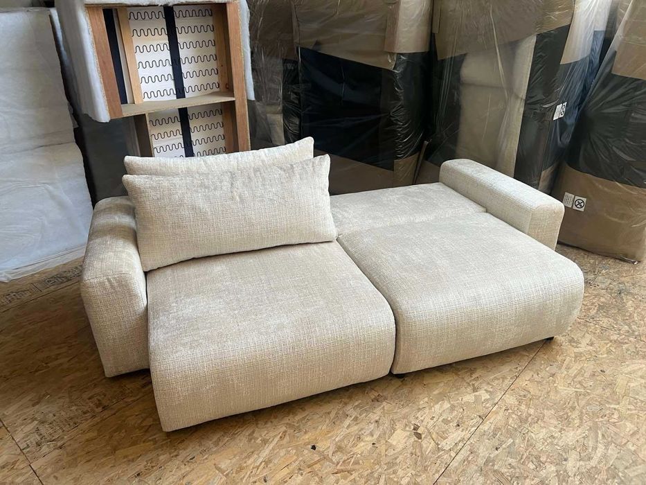 Ъглов разтегателен диван София с функция сън  (НОВ)