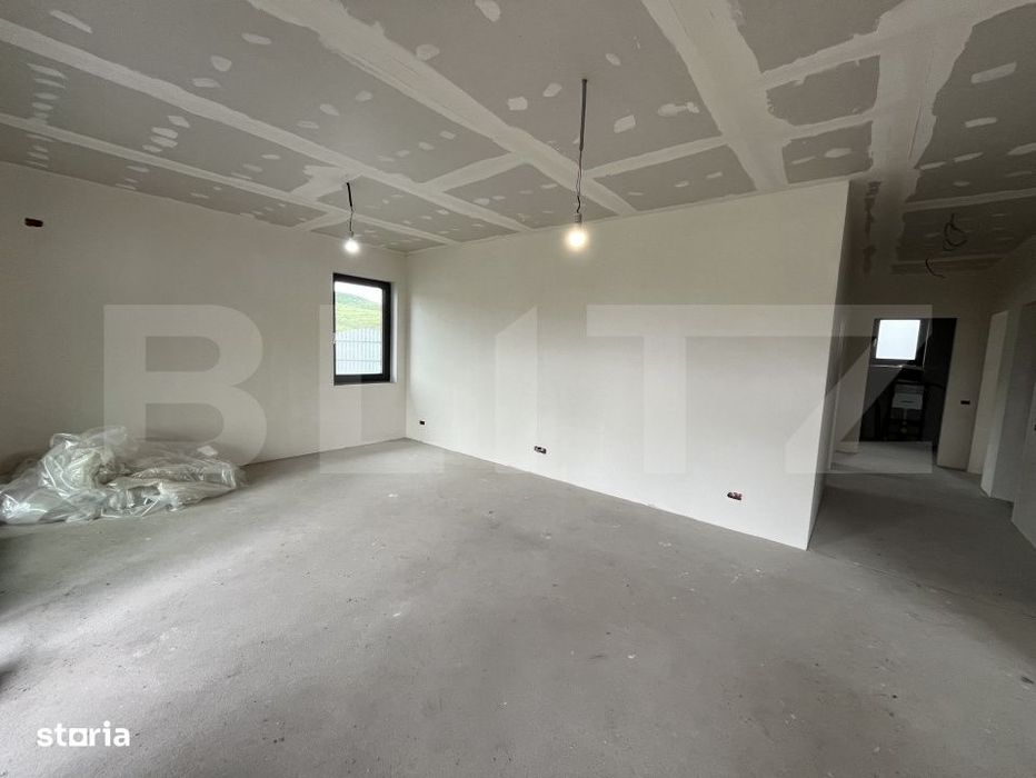 Casa pe un nivel, 115 mp utili, 505 mp teren, Popesti