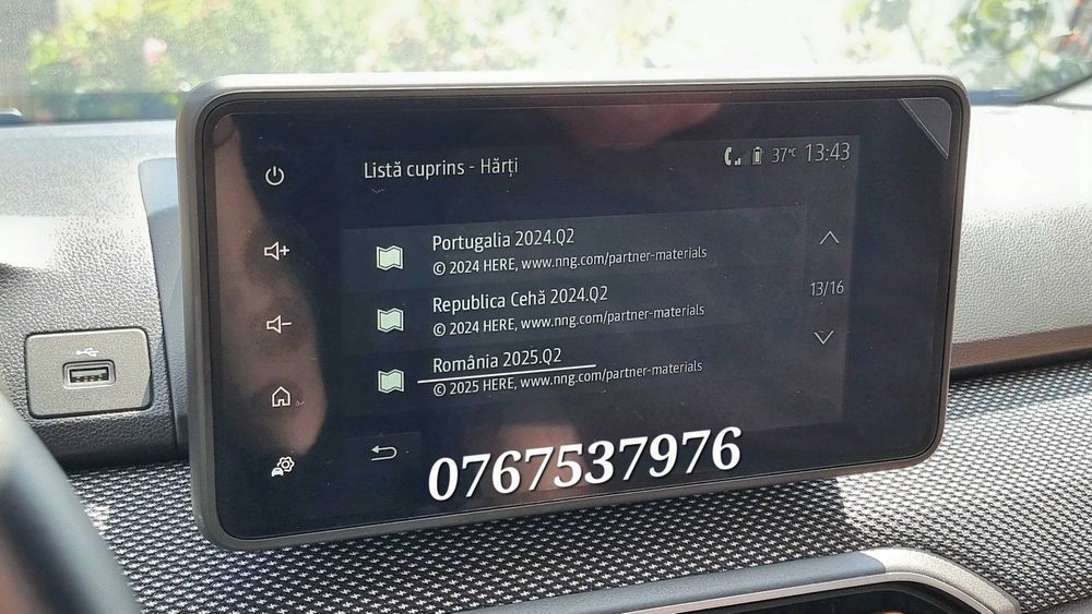 Activare functii/optiuni + Instalare harti navigatie - Dacia Duster 2