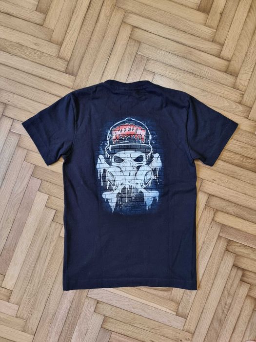 Tricou copii 100% bumbac desen grafitti, fosforescent marimea 140-152
