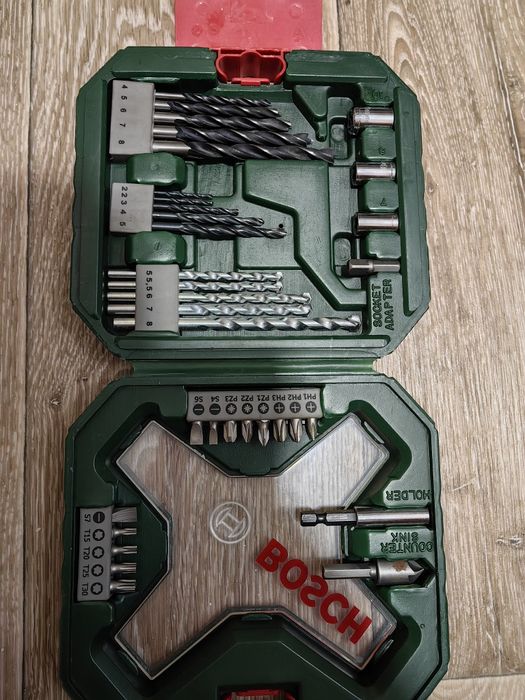 Набор бит и сверел 34 предмета Bosch